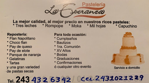 Dulcería Pastelería la Esperanza Izúcar